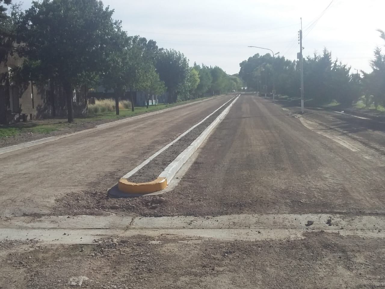 Finalizan obra sobre la avenida 25 de Mayo en Micaela Cascallares