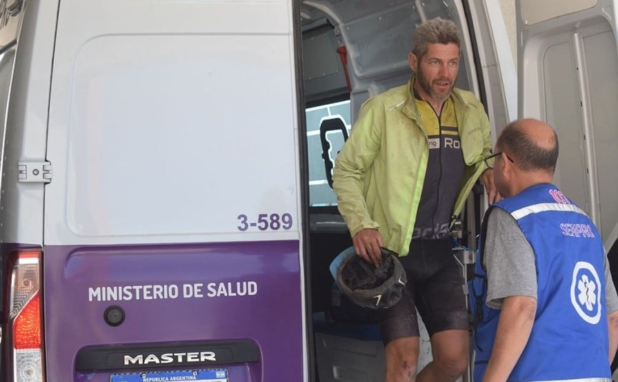 Walter Esner, ciclista cordobés que estuvo perdido 2 días en las Sierras de los Comechingones