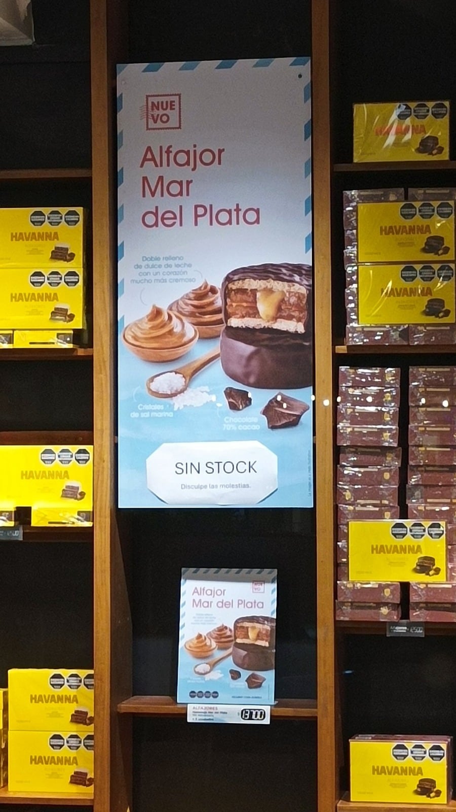 El popular alfajor fue furor en la Costa y en algunos lugares, el stock duró poco.