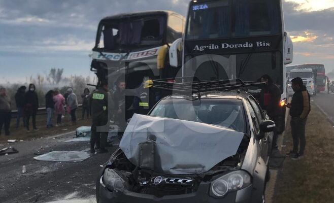 Choque múltiple en Ruta Nacional 12