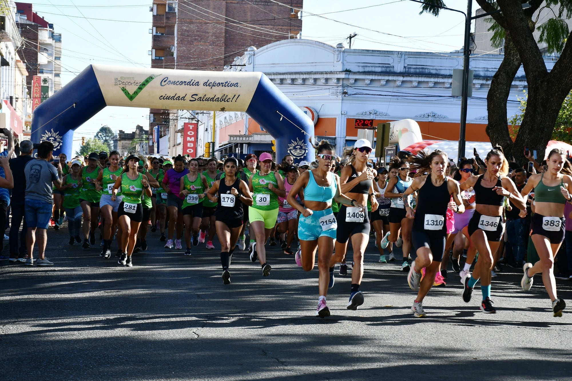 Concordia vivió una multitudinaria edición de la Maratón de la Mujer