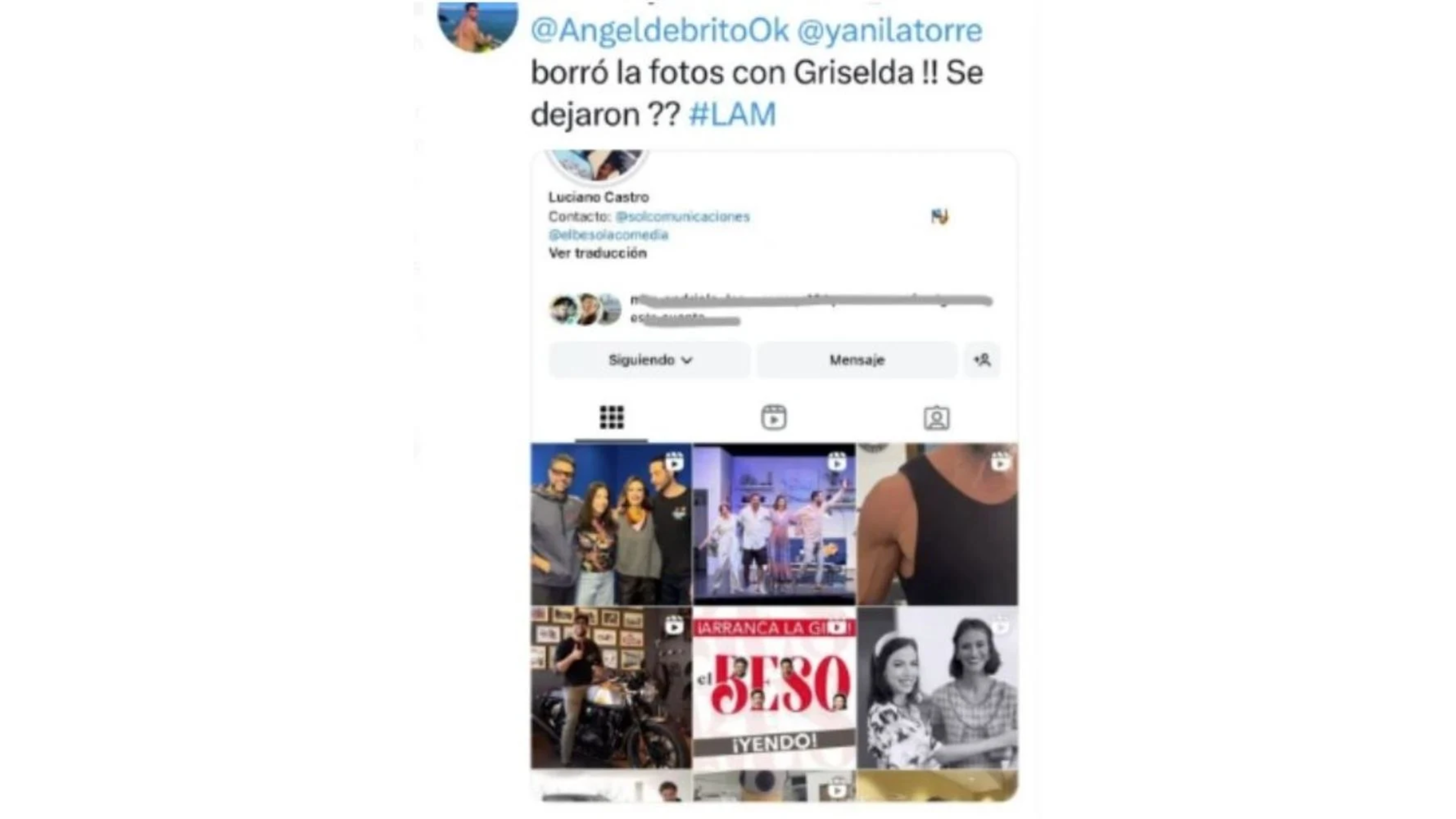 El tweet que levantó sospechas.