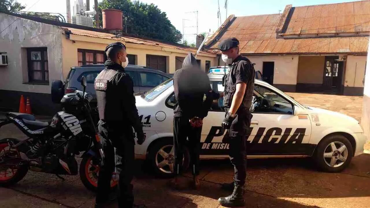 Terminó detenido por hechos de acoso en Oberá.