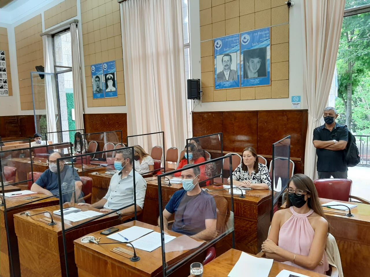 El secretario de Gobierno de General Pueyrredón participó de la reunión en el recinto del HCD.