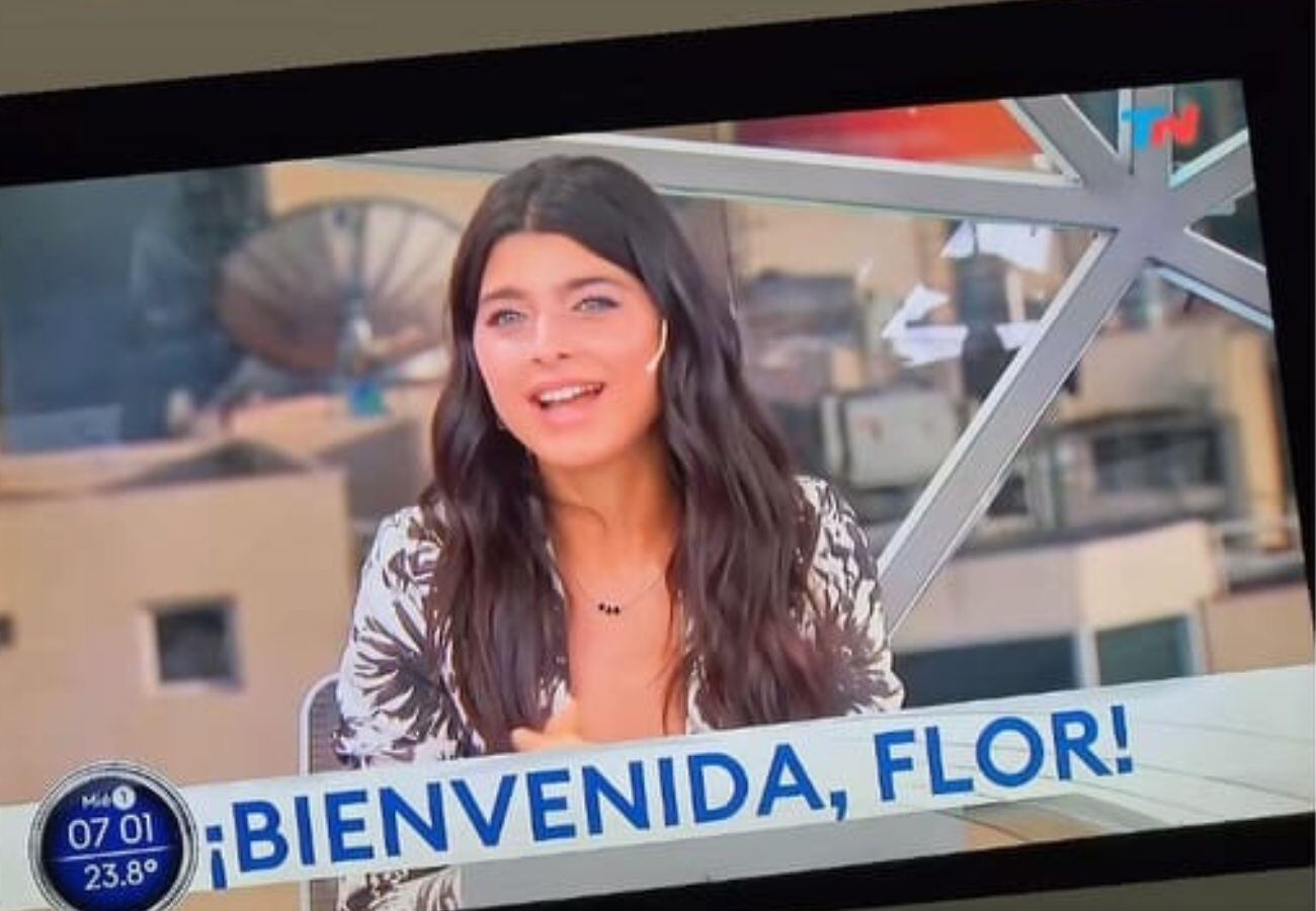 Debut de Florencia Ferrero en TN