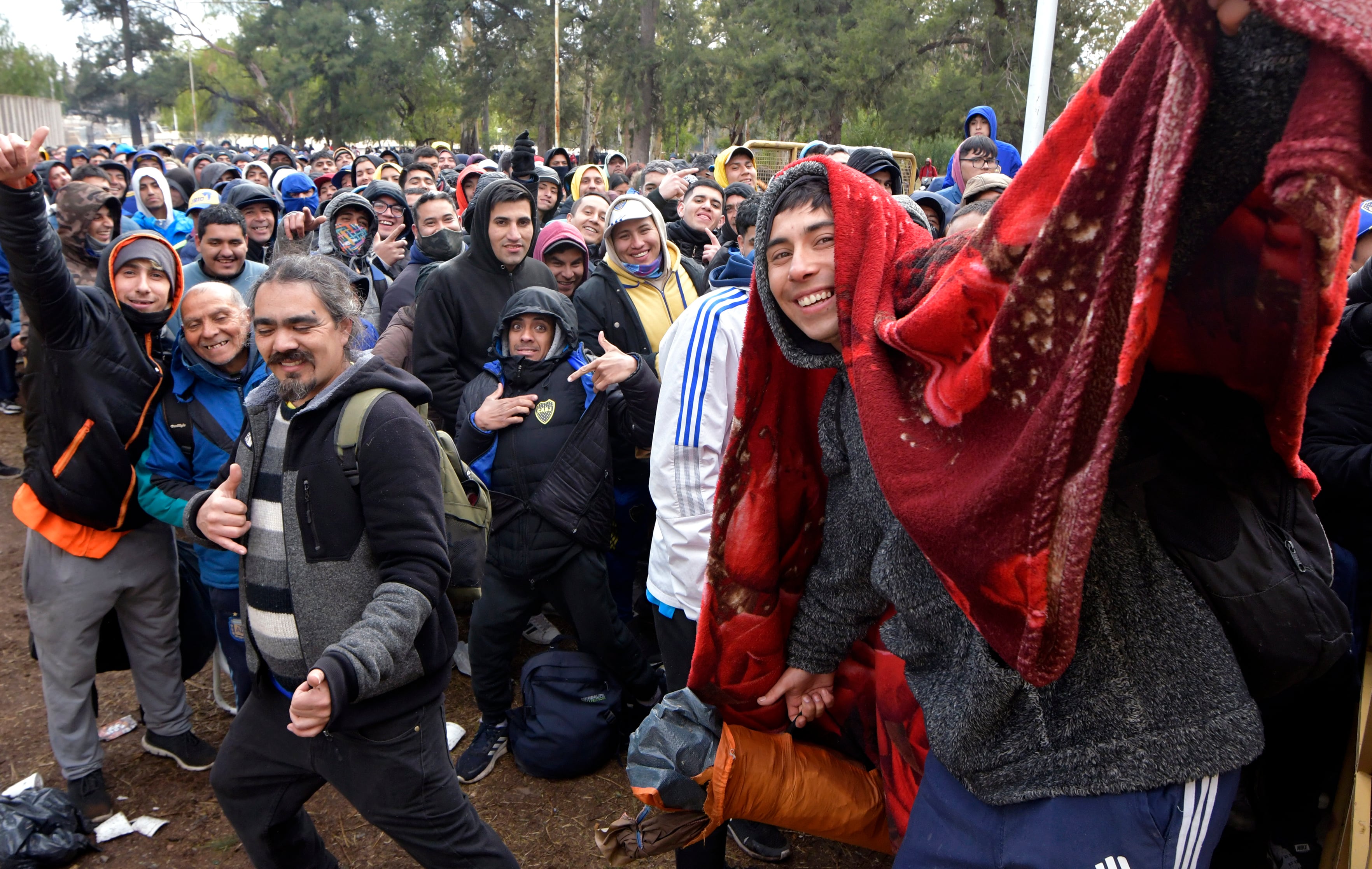 La pasión por ver a Boca Juniors en Mendoza.