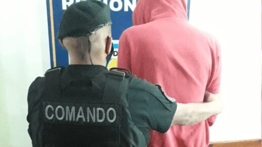 Terminó detenido por violencia de género contra su ex pareja.