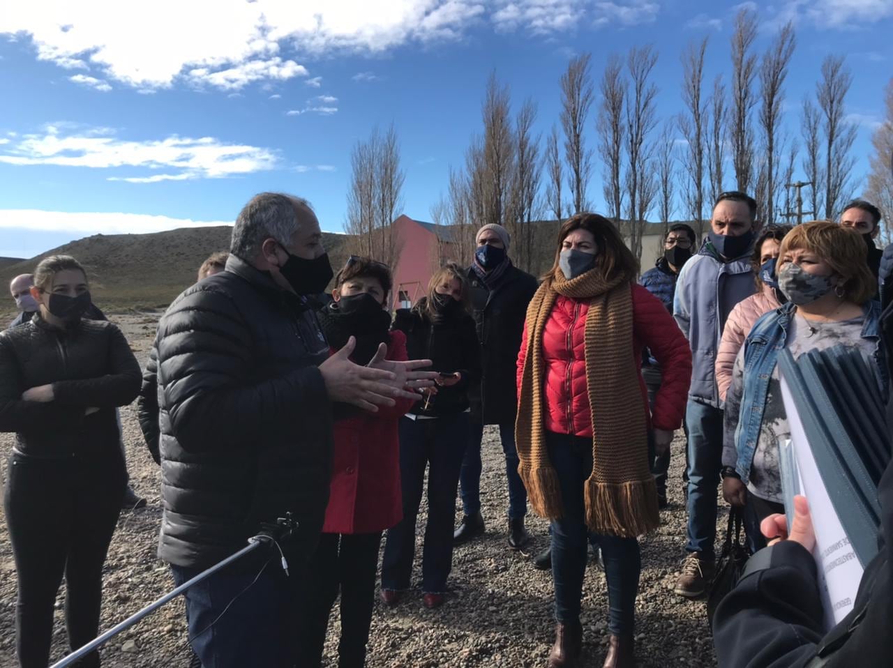 La convocatoria tuvo lugar en el Lago Musters, ubicado en la localidad de Sarmiento.