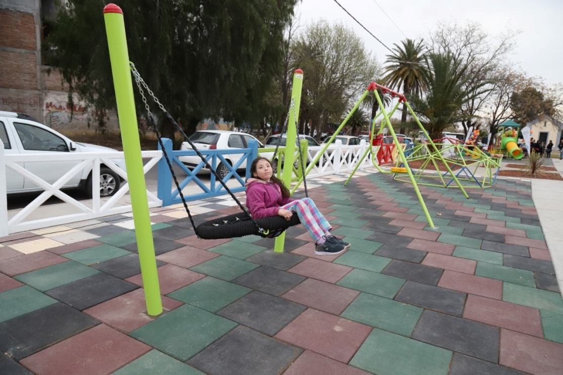 San Rafael cuenta con una Plaza de la Primera Infancia. Una iniciativa de Fudnación Arcor con la comuna.