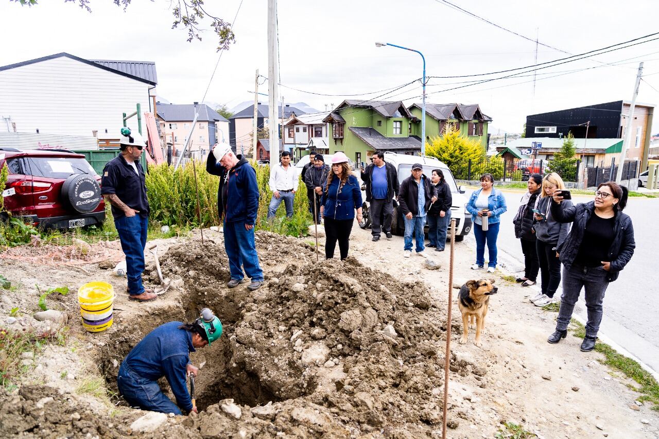 Obra de gas para 60 familias del Barrio Latinoamericano.