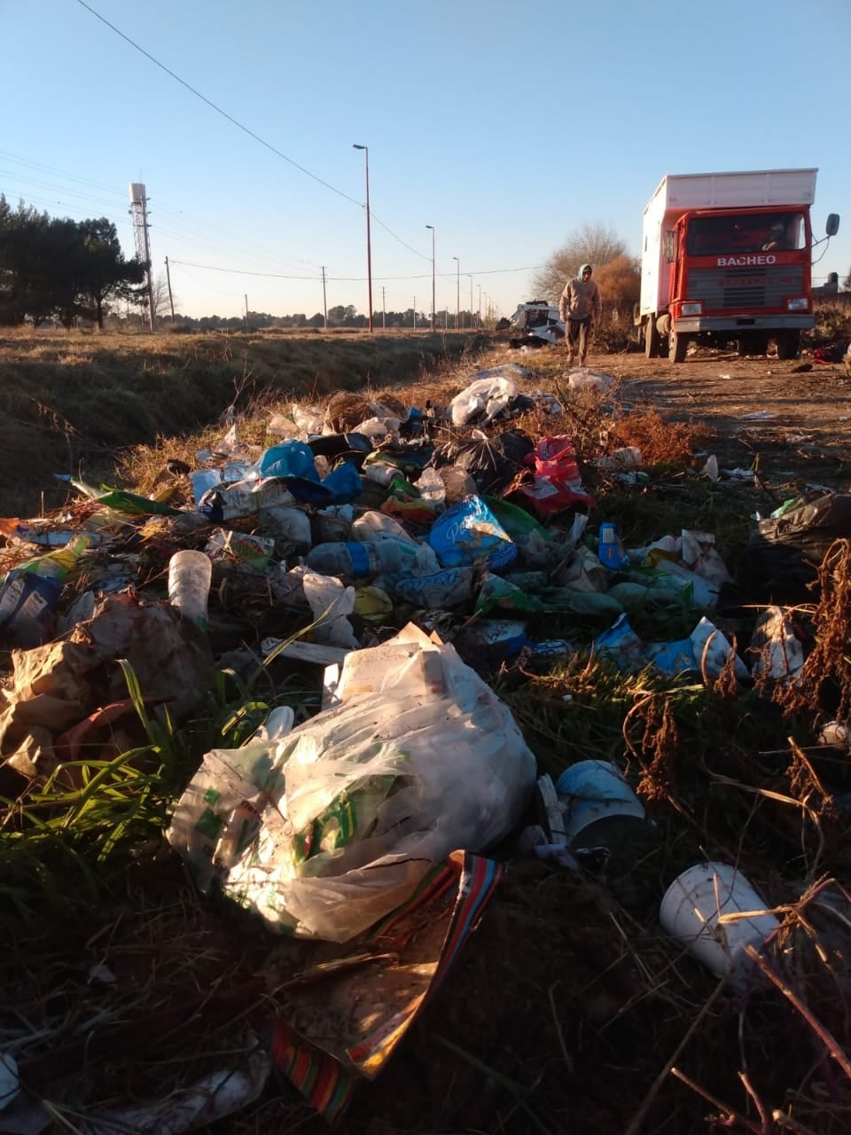 Basural en Bernardo de Yrigoyen y camino de cintura