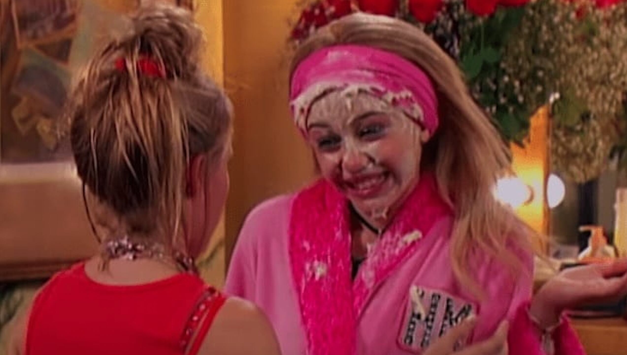 Miley como Hannah Montana.