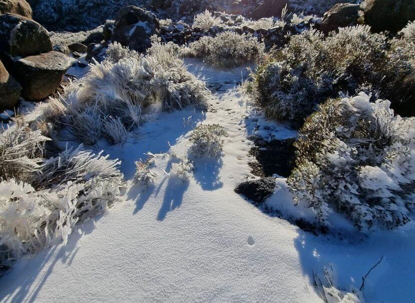 Córdoba. Nevada en Altas Cumbres. (Parador Giulio Cesare)