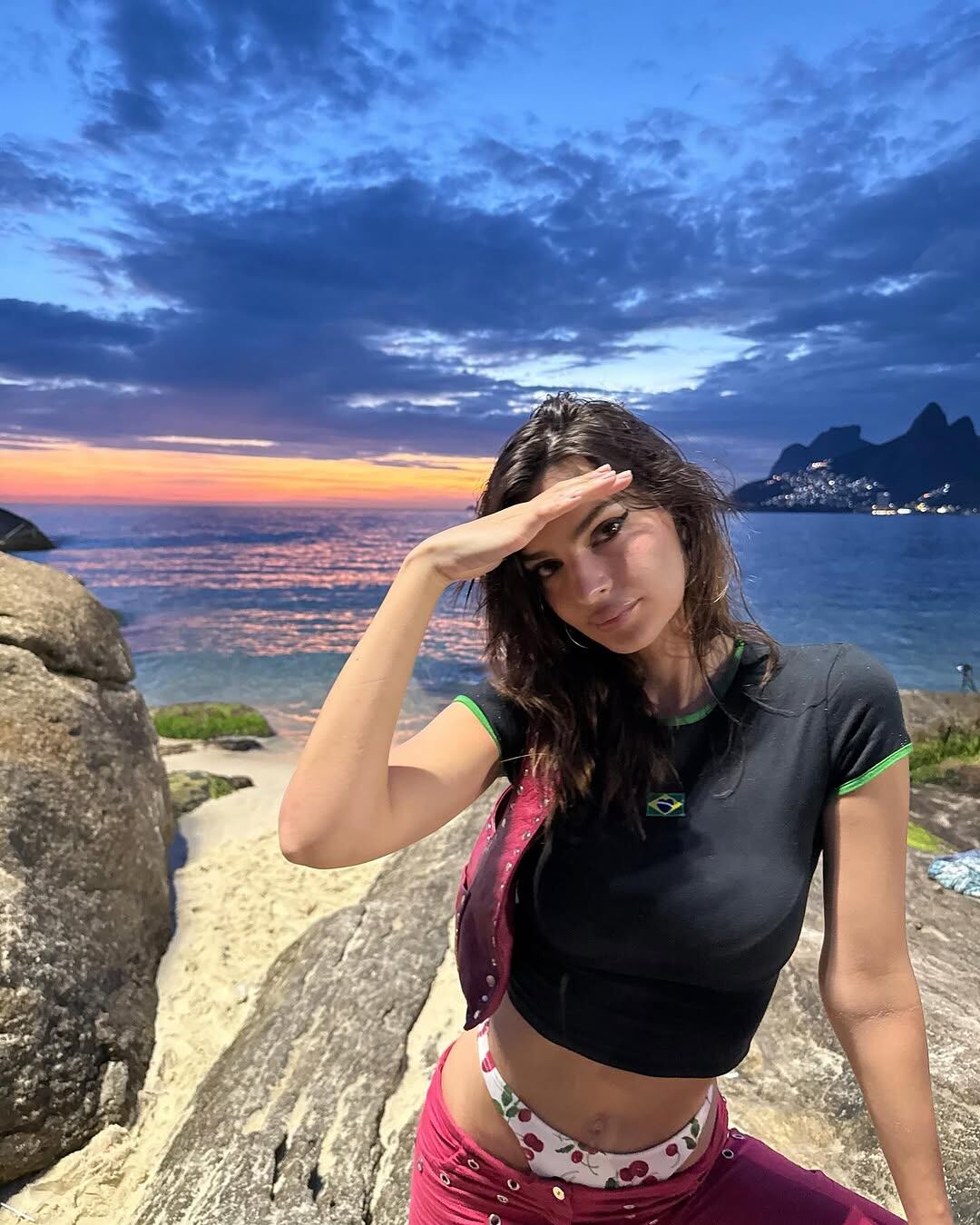 Las vacaciones de Emily Ratajkowski en Río de Janeiro