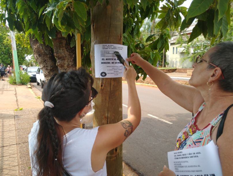 Malestar por la falta de agua en algunos barrios de Puerto Iguazú.