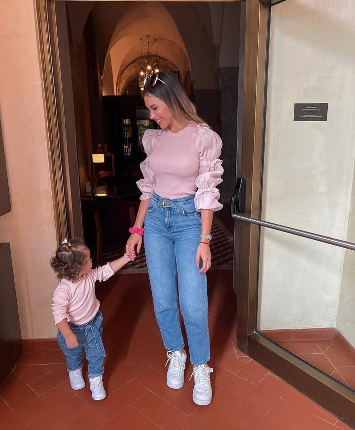 Agustina Gandolfo y su hija Nina Martínez combinaron sus looks y derritieron las redes sociales