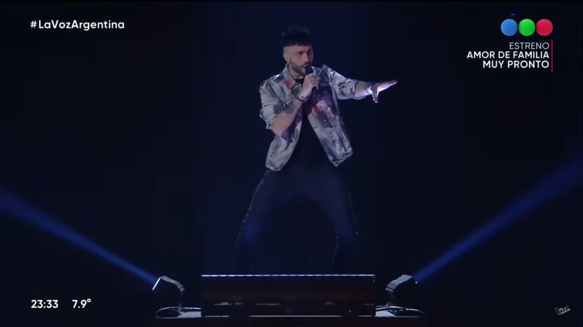 La Voz Argentina: el cordobés Renato Barbieri la rompió y cantará en el Movistar Arena
