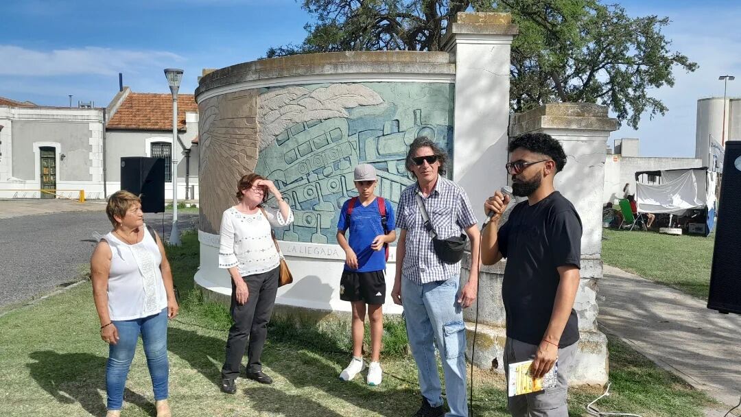 Quedó inaugurado el "Caminito de Gardel" en el Centro Cultural La Estación