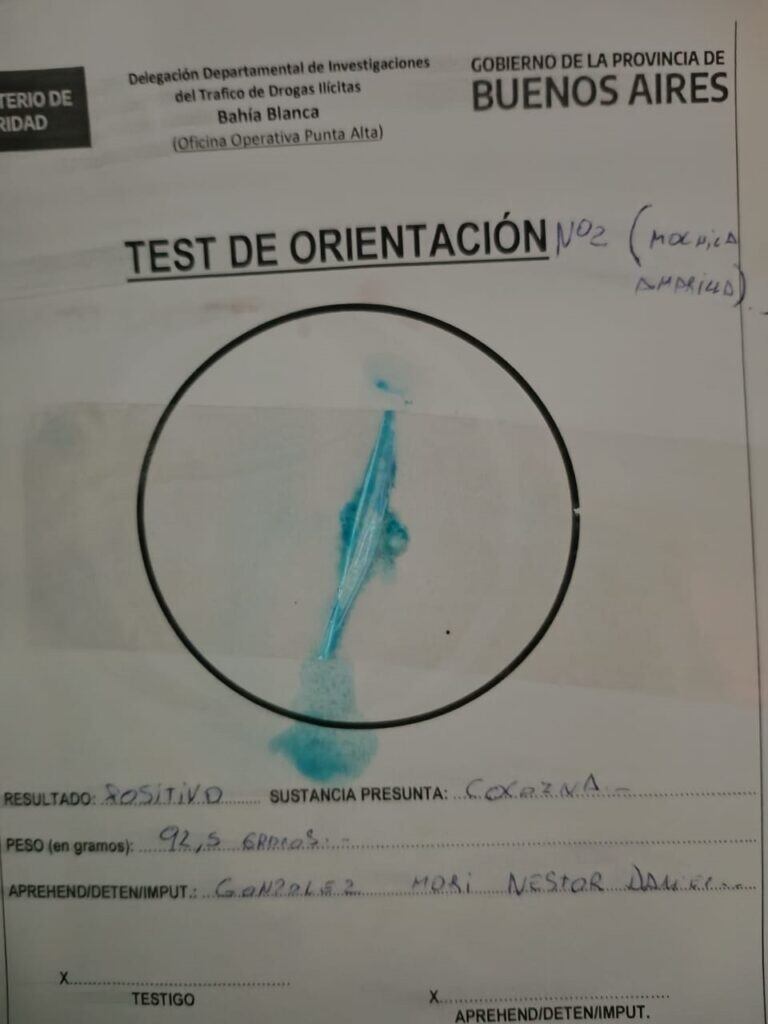 Punta Alta: allanamiento y aprehensión por comercialización de drogas