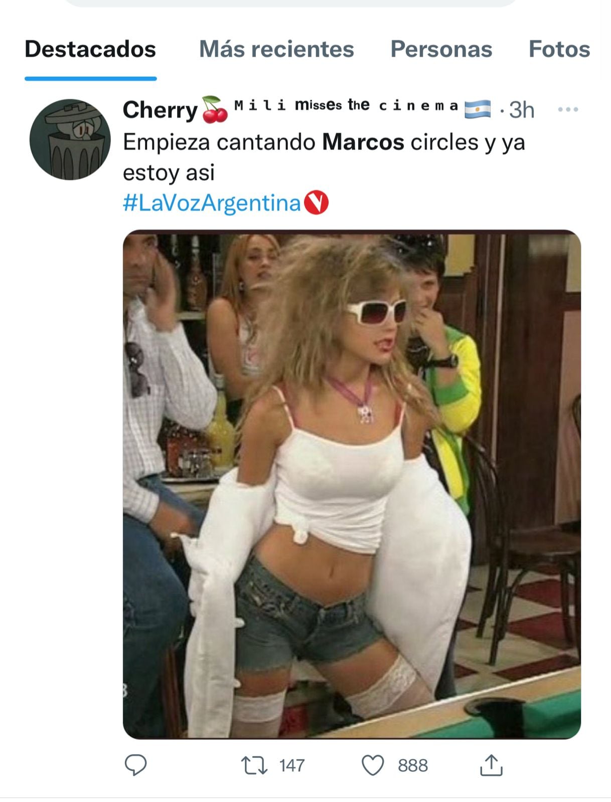 Los memes en Twitter por la presentación de Marcos Olaguibet en La Voz Argentina.