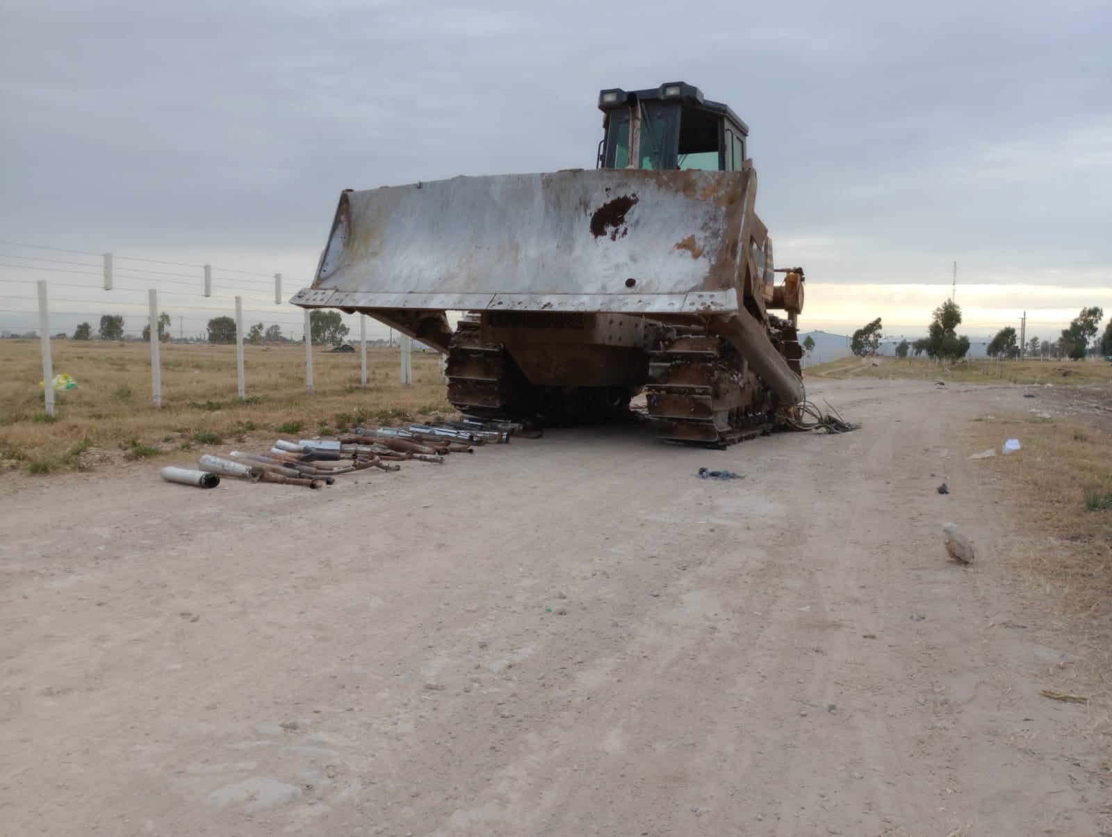 La Secretaría de Seguridad de Tres Arroyos destruye caños de escape secuestrados