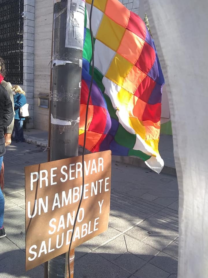 Ambientalistas llevaron a la calle a la asamblea virtual por la Autovía Punilla.