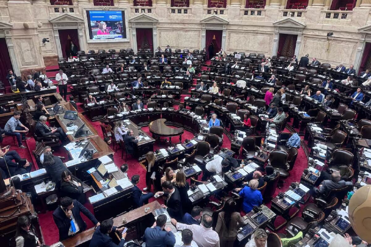 La Cámara de Diputados inicia su actividad este jueves al mediodía. (Gentileza La Nación)