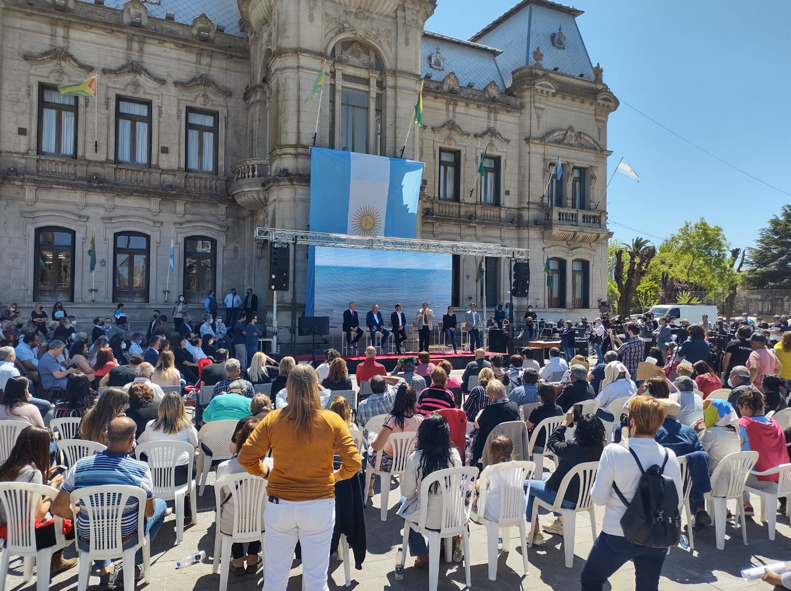 Axel Kicillof en Tres Arroyos