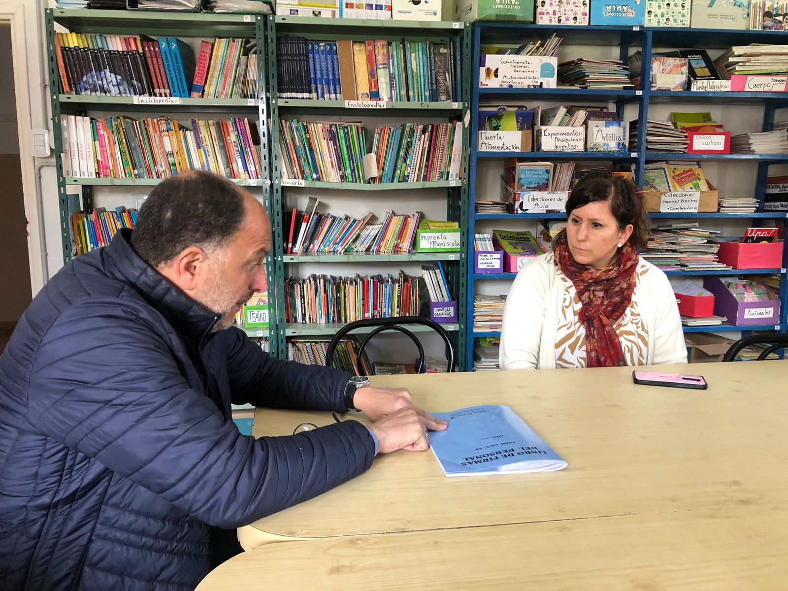 Pablo Garate recorrió instituciones de San Francisco de Bellocq