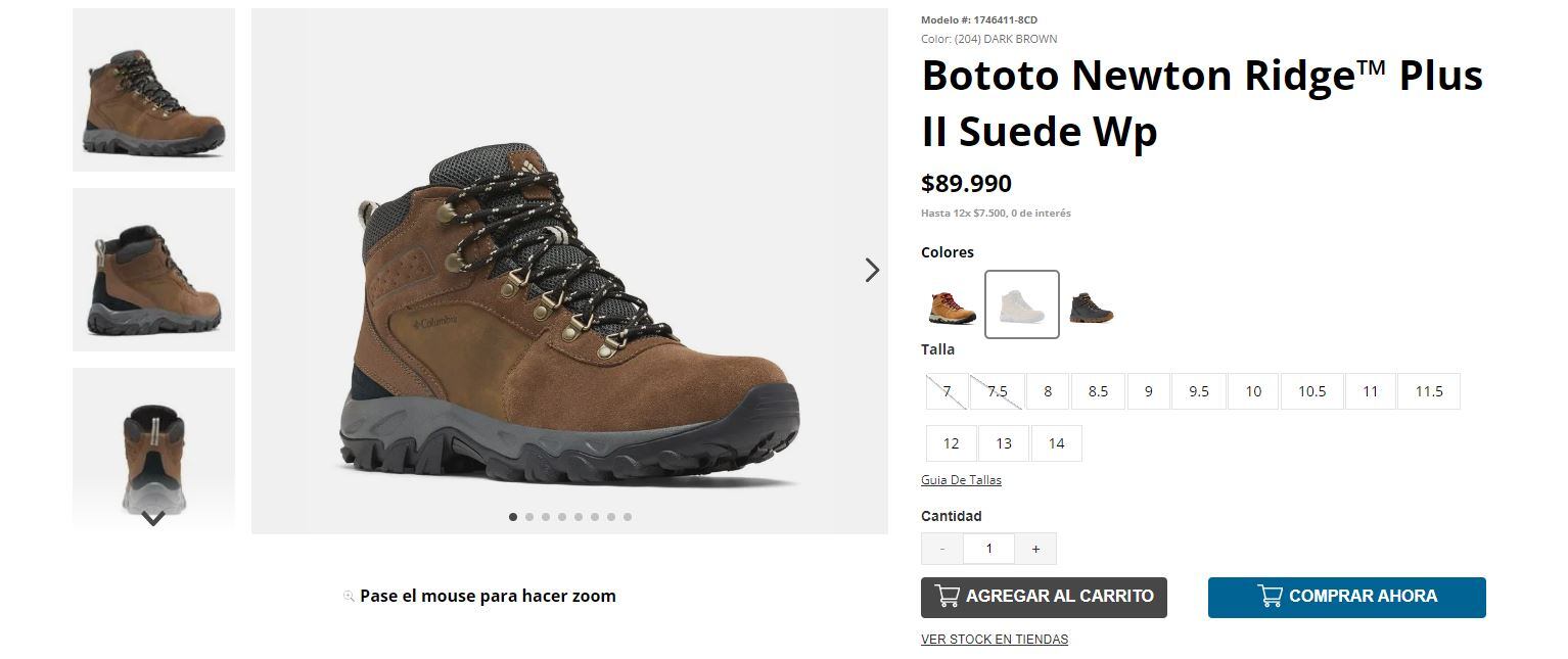 Esto es lo que cuestan unas botas de nieve Columbia.