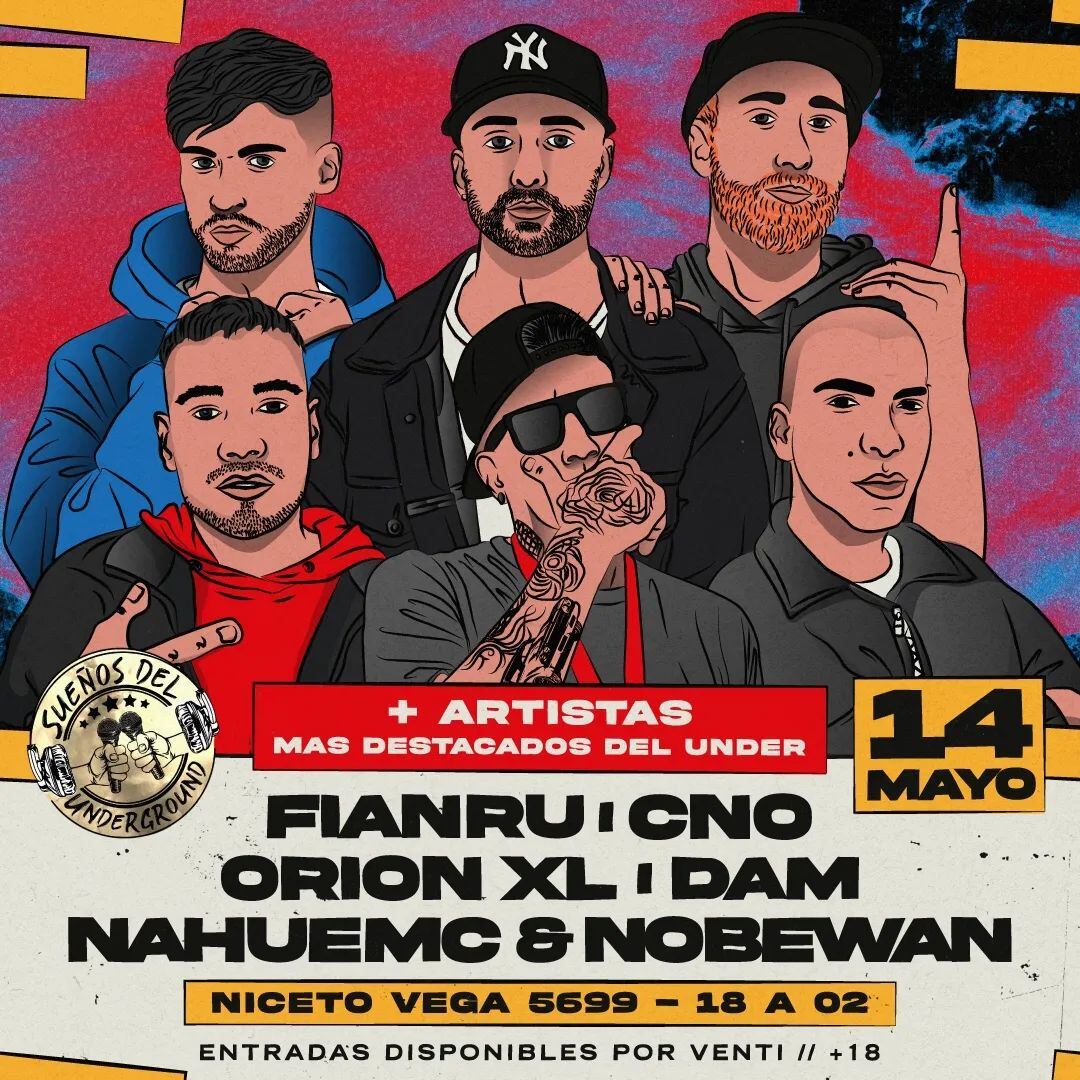 El festival de rap underground que reúne a importantes figuras del hip hop argentino