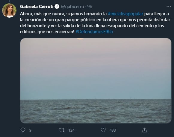 Gabriela Cerruti sobre los predios de Costa Salguero