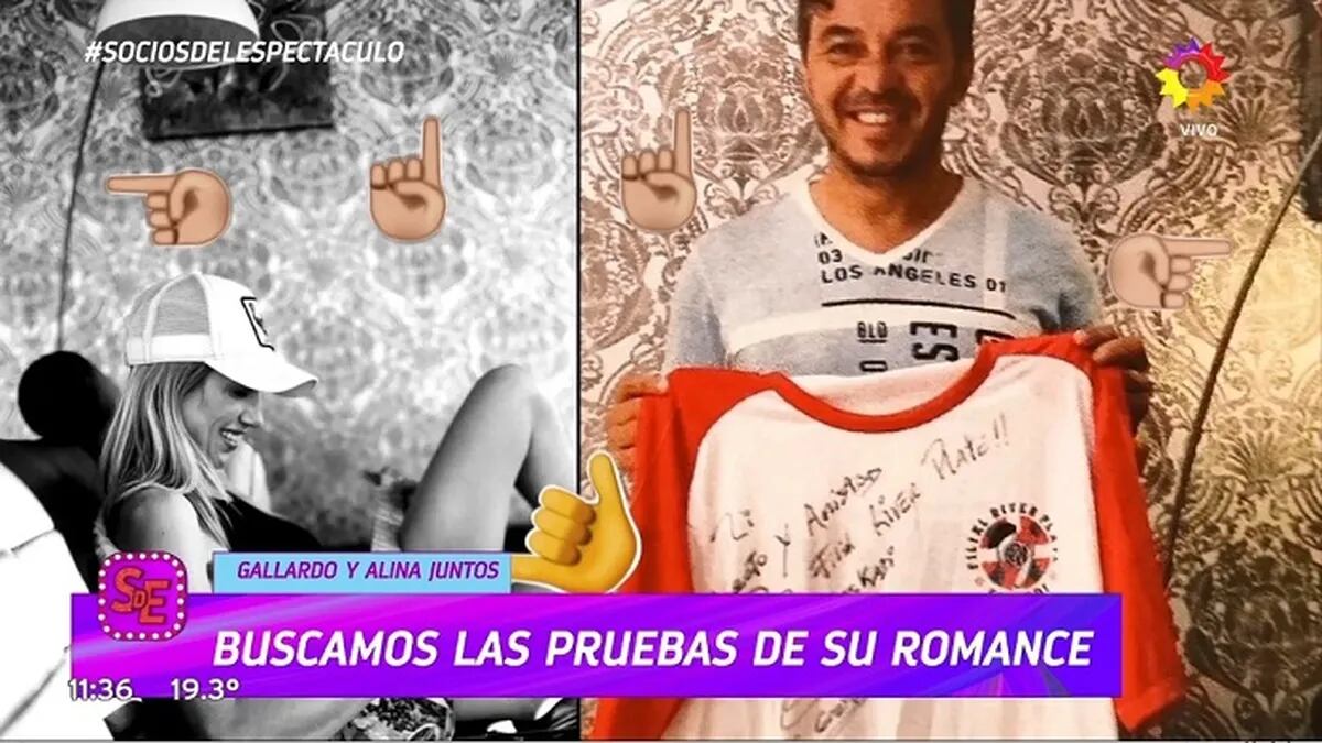 La foto donde señalan que Marcelo Gallardo estaba en la casa de Alina Moine.