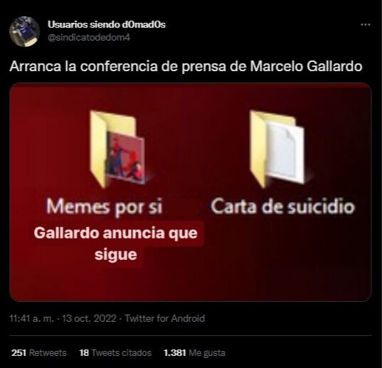 Las mejores reacciones en las redes sociales de la despedida de Marcelo Gallardo.