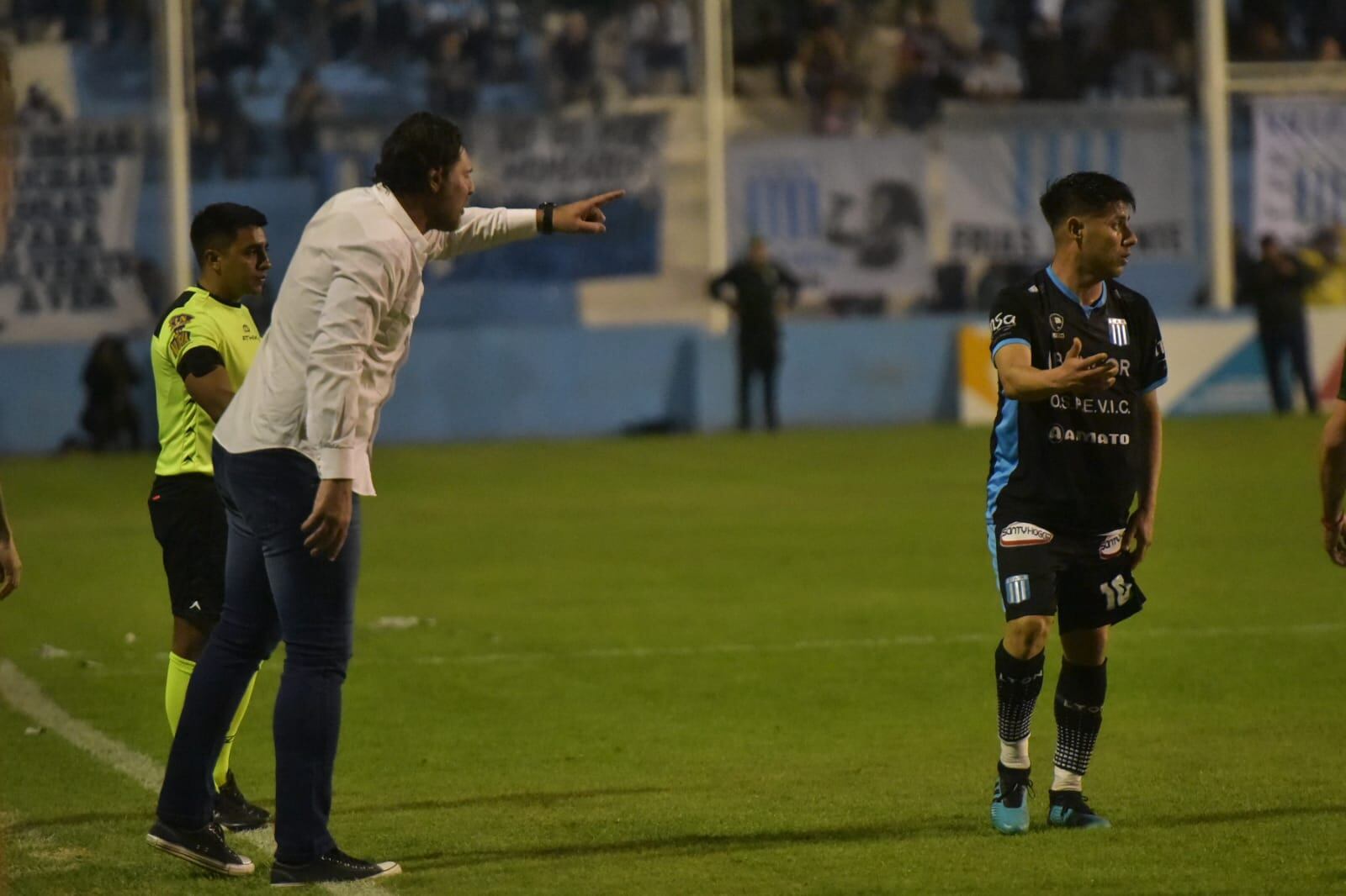 Racing y Sportivo Belgrano, en Nueva Italia, por la fecha 26 del Federal A. (Facundo Luque / La Voz)