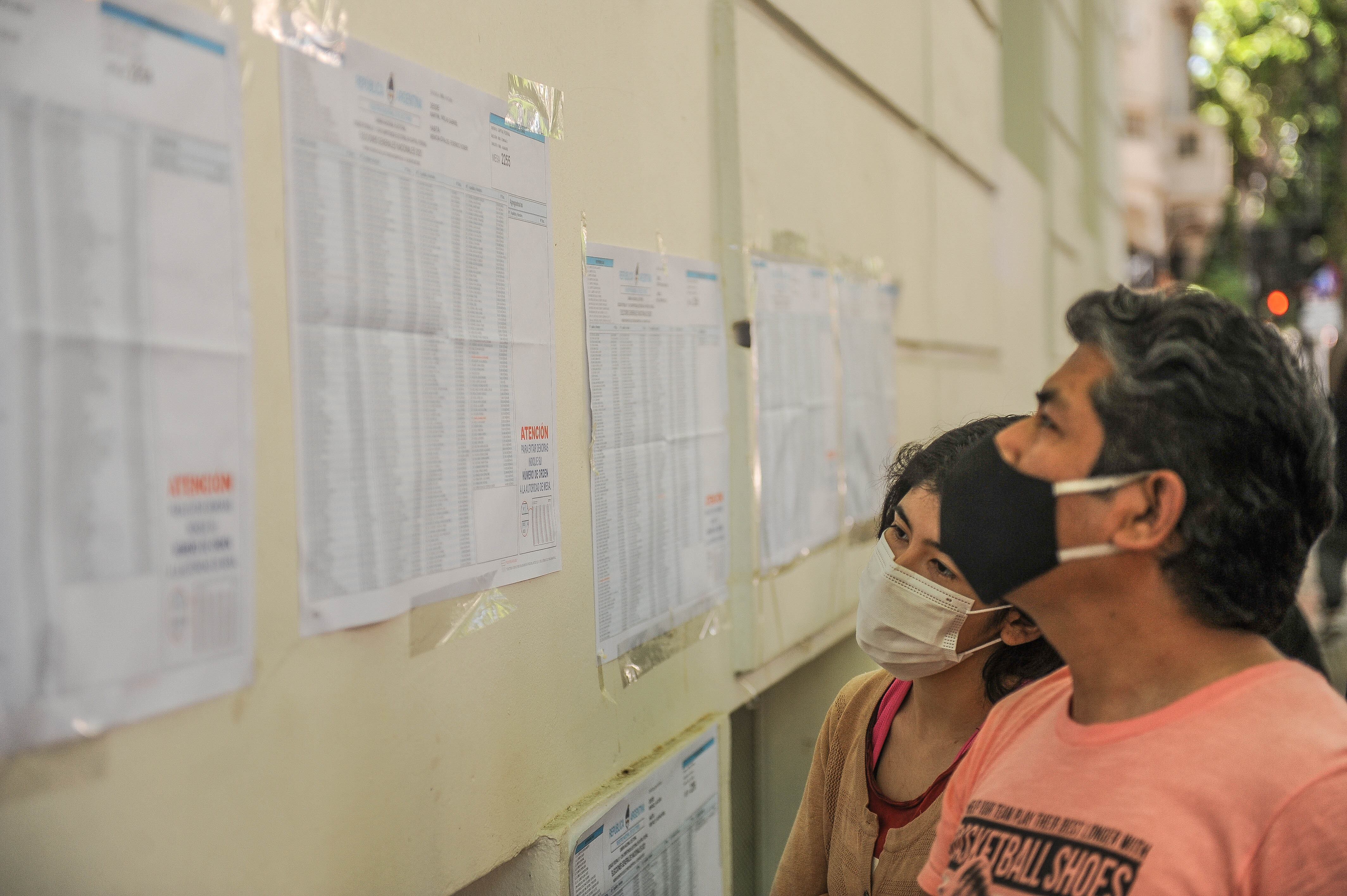 Elecciones en Argentina: gente votando en la UTN de Villa Crespo. (Foto: Federico López Claro)