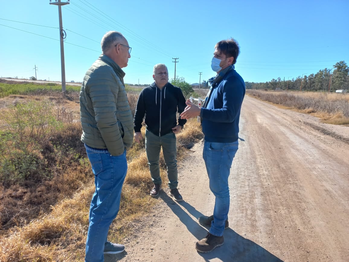 Obra de pavimentacion de calle Carola Pons en Arroyito