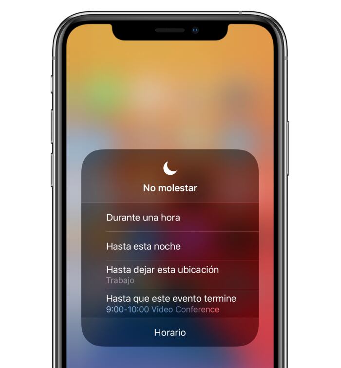 El modo 'No molestar' de los dispositivos Apple permite silenciar las notificaciones.