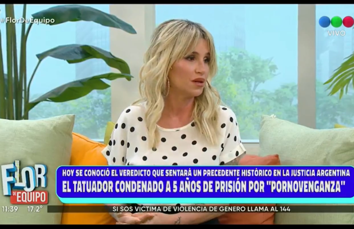 Florencia Peña en "Flor de Equipo" (Telefe).