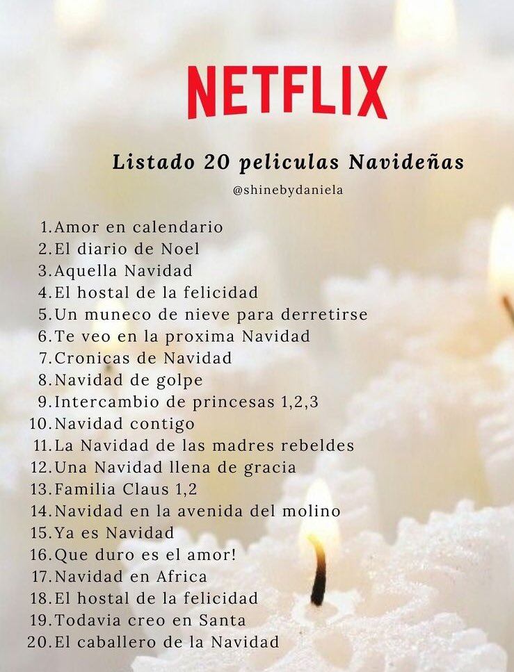 Las opciones que ofrece Netflix.