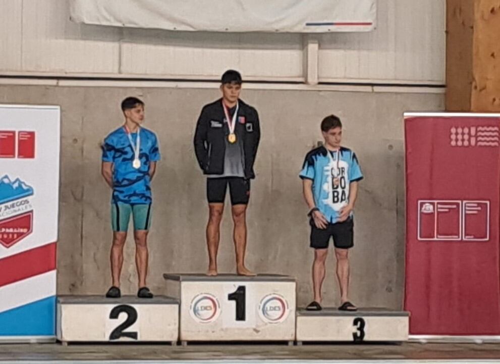 Fabricio Grumelli natacion Arroyito Binacionales para Córdoba