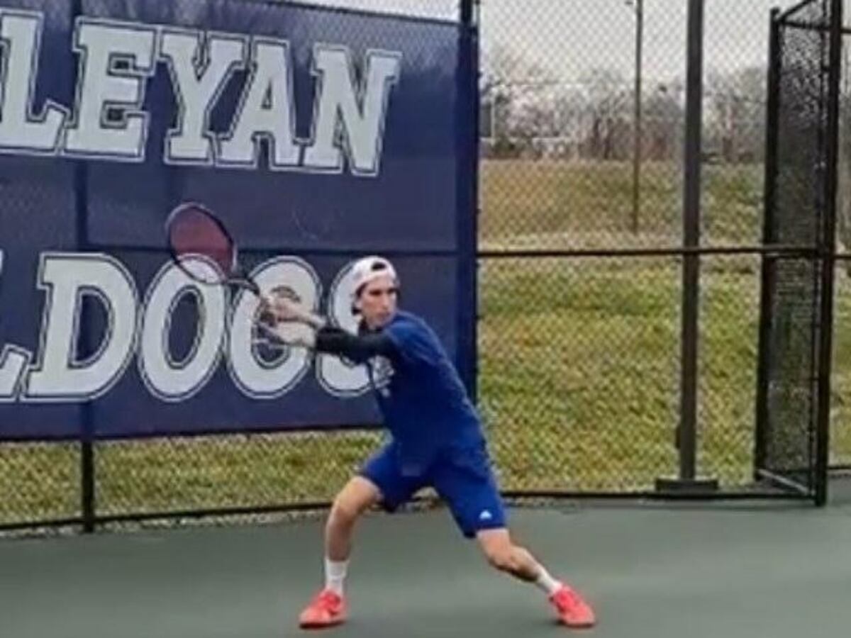 El tenista entrerriano Germán Delcanto debutó en Estados Unidos
