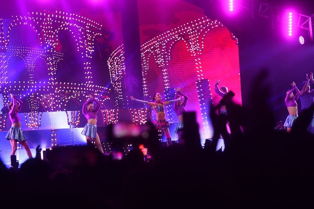 Recital de Tini Stoessel en espacio Quality    Foto: (Pedro Castillo / La Voz)