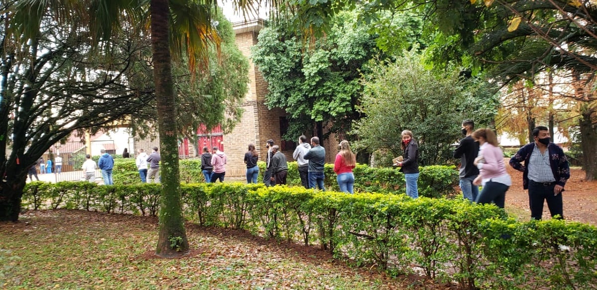 Gran participación durante los comicios en la localidad de Oberá