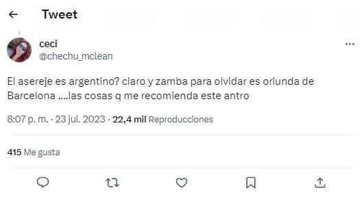 Young Miko desató una guerra en Twitter con su nuevo tema: ¿el “Aserejé” es de España o Argentina?