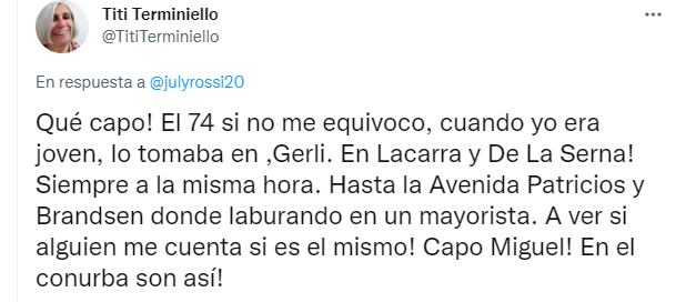 El tuit de los usuarios al leer la anédocta sobre Miguel.