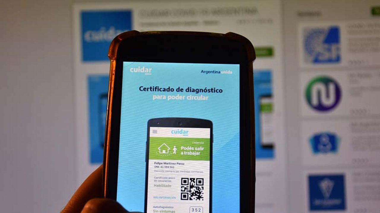 Permiso de circulación de app de Cuidar