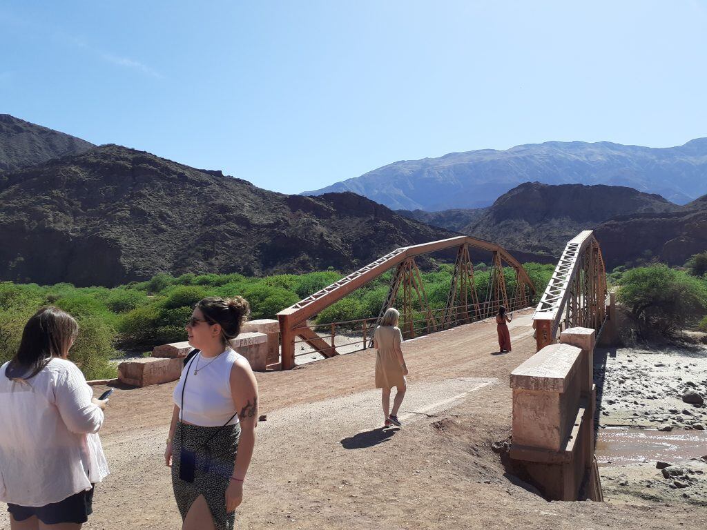 El puente en la Ruta Nacional 68 en Salta.