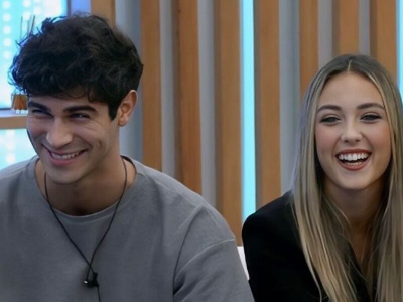 Florencia y Nicolás muy unidos en la casa de Gran Hermano 2024.