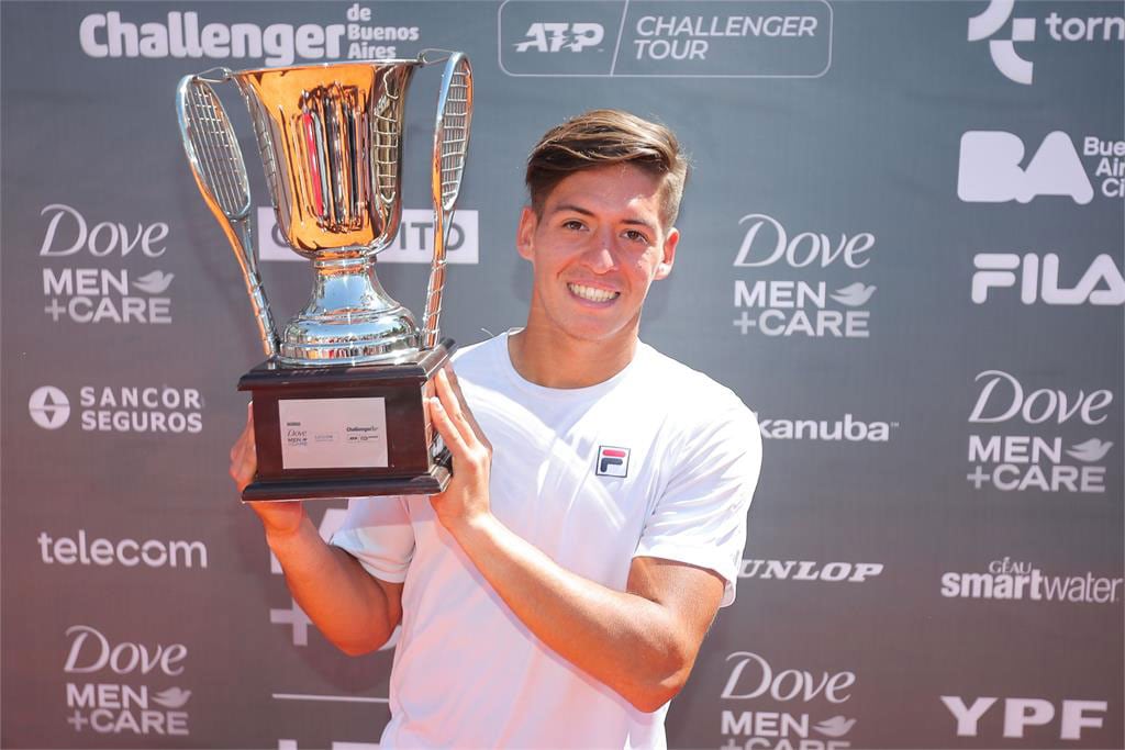 Sebastián Báez ganó el Challenger de Buenos Aires; su quinta conquista este año. (Prensa Challenger Buenos Aires)